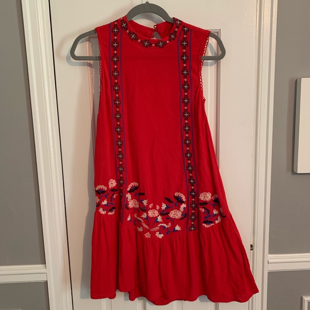 Red dress